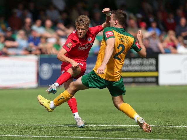 Action from Worthing FC's 3-0 friendly win at Horsham