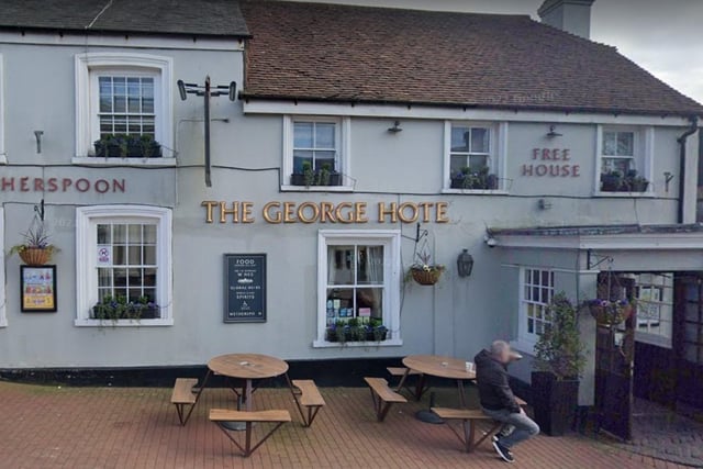 The George Hotel in Hailsham has a 4.1 star rating on Google based on 1,201 reviews