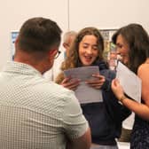 One of our top students Marney receiving her results.