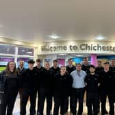Rolls-Royce apprentices pictured.