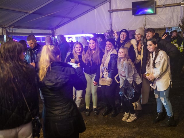 A general view of the opening night during Tulleys Shocktober Fest at Tulleys Farm on September 30, 2022 in Crawley, England. (Photo by Stuart C. Wilson/Stuart Wilson/Getty Images for Tulleys Shocktober Fest):