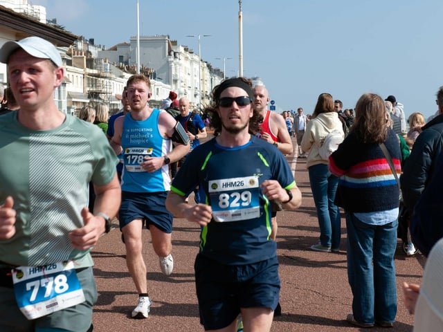 Hastings Half Marathon 2026 - pictures by Frank Copper