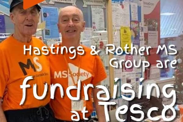 MS Society Hastings & Rother Group Fundraising Flyer.