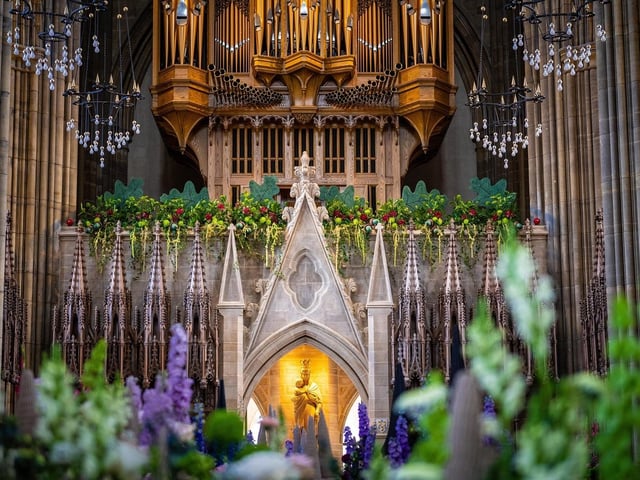 Sense of Place Flower Festival is celebrating the completion of Lancing College Chapel