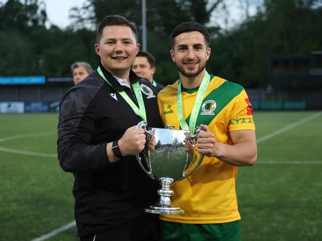 Natalie Mayhew's pictures of Horsham FC's Isthmian League title celebrations