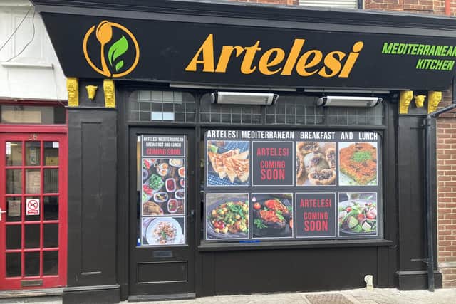 New Mediterranean restaurant Artelesi opened this week in East Street, Horsham