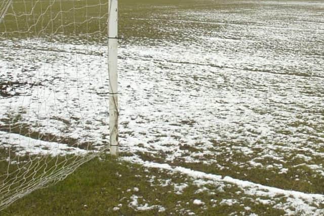 With temperatures dropping below zero overnight, football pitches across the country have been left in unsuitable conditions.