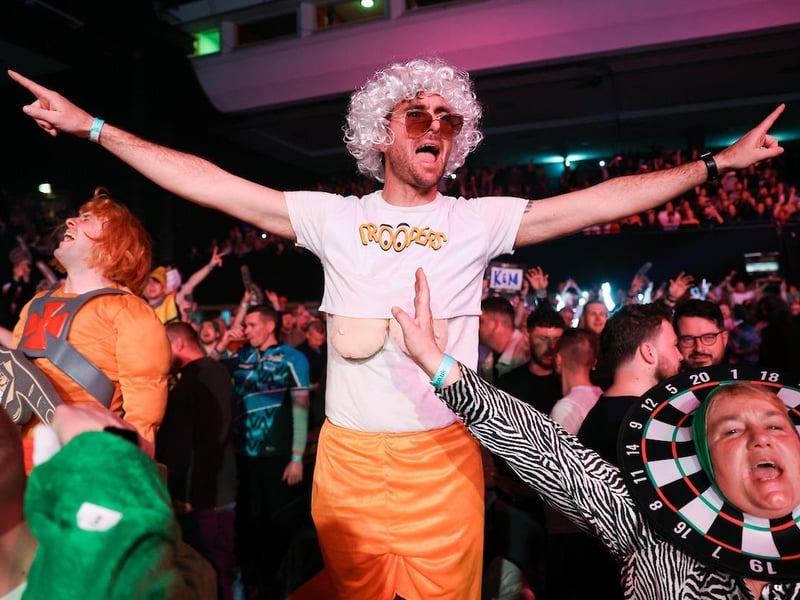 PDC Premier League Brighton 2025 : There was an electric atmosphere, and some brilliant costumes on show, inside the Brighton Centre for night five of Premier League darts on Thursday evening (March 6).