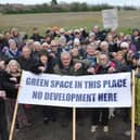 Local residents are upset about plans for a housing development on land north-east of Kingston Lane, East Preston.