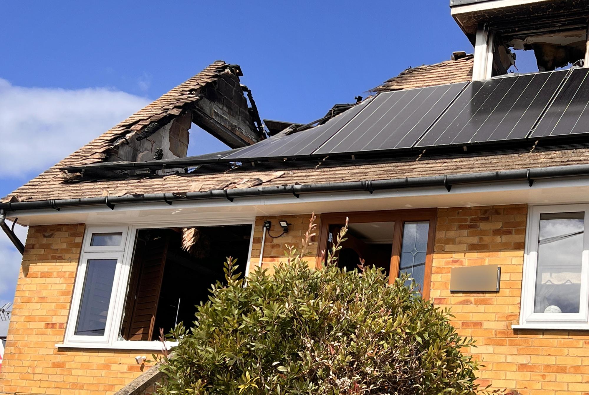Pictures - Lightning strike Bexhill house suffers 'serious' damage