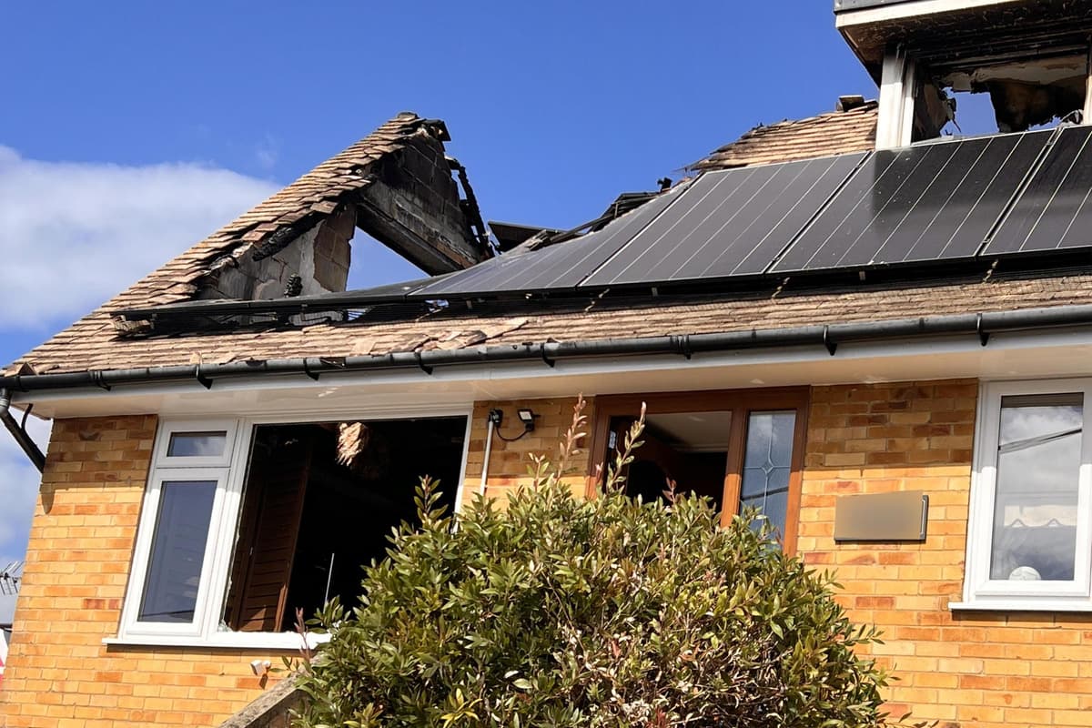 Pictures - Lightning strike Bexhill house suffers 'serious' damage