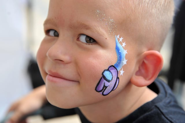 Sparkling facepainting fun with Love Local Arts in Littlehampton