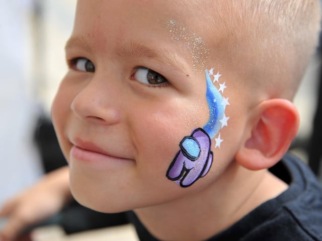 Sparkling facepainting fun with Love Local Arts in Littlehampton