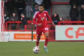 Crawley Town have confirmed that midfielder Rafiq Khaleel has committed his future to the club after signing a two-year deal with an extra one-year option. Picture by Cory Pickford