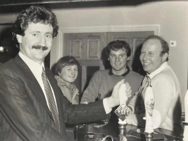 Ex-Brighton football player Gerry Ryan was the former landlord at The Witch Inn in Lindfield from 1986