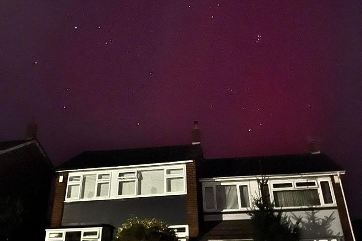 The Northern Lights captured in Hastings. Picture: Tianny Catherine Coleen Brown