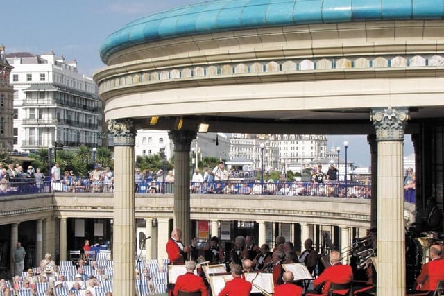 Traditional Afternoon concert at the Bandstand.