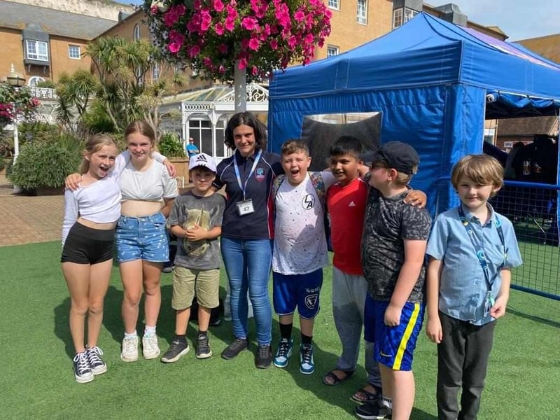 Veterinary surgeon Mariana Redpath, who has acrophobia – the extreme fear of heights – was cheered on by her son, Alex, and his classmates at Chesswood Junior School as she faced ‘one of my ultimate fears’ and bungee jumped at Brighton Marina