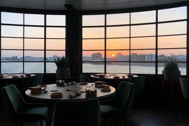 This 'exquisite culinary hotspot' only has a capacity of just 25 diners with each table 'boasting the finest views on the South Coast'. Photo: Tern