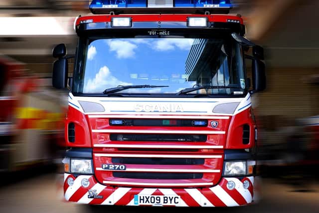 Four fire engines from Haywards Heath, Crawley and East Sussex Fire and Rescue Service were sent to a blaze on a farm in Cuckfield