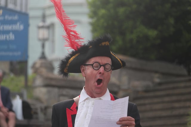 Old Town Criers' Competition 2023, part of Hastings Old Town Carnival Week. Photo by Roberts Photographic.