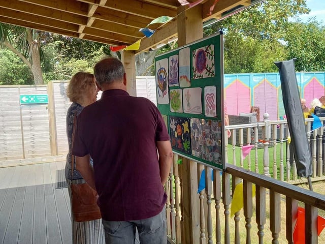 The power of art therapy was demonstrated at St Winefrides Residential Home in Littlehampton, as the community was invited in for the annual exhibition