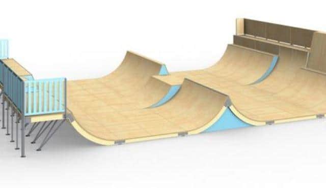 The design of the new skate and BMX park being built in Southwater