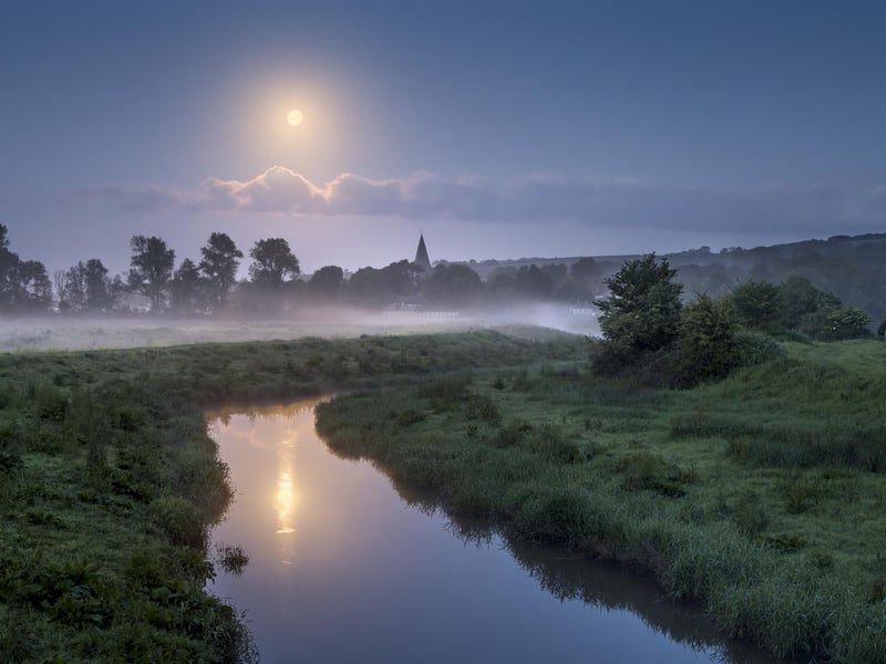 Alfriston Under a Flower Moon by Lee Rouse - a highly commended submission.