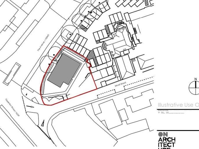 Proposed block plan - illustrative use only