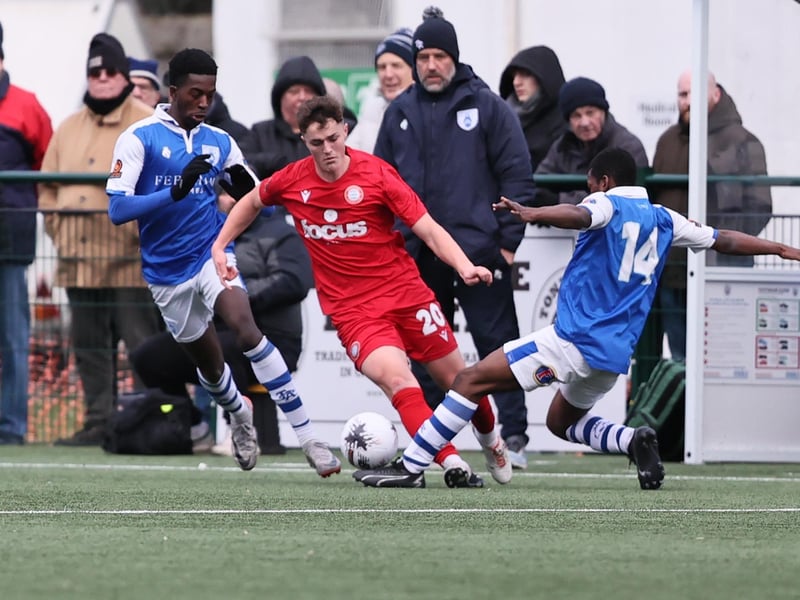 Worthing in action away to Tonbridge Angels in National League South