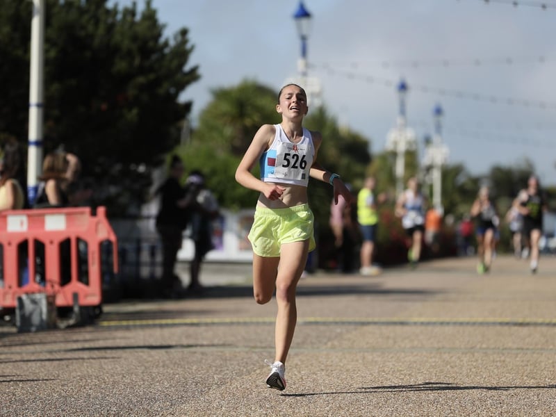The start, finish, action and podium photos from the 2024 Eastbourne 10k