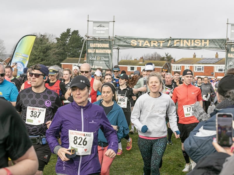 Steve Farley's pictures from the Eastbourne Half Marathon