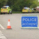 A person was taken to hospital following a crash this morning which shut the southbound carriageway of the A24 near Buck Barn