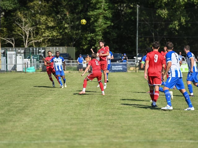 Action photos of Isthmian League Hassocks FC Vs Herne Bay FC : Hassocks FC v Herne Bay FC, Isthmian south east division