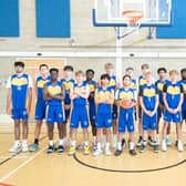 Collyer's men's basketball squad | Picture from Collyer's - credit Tilly Stone