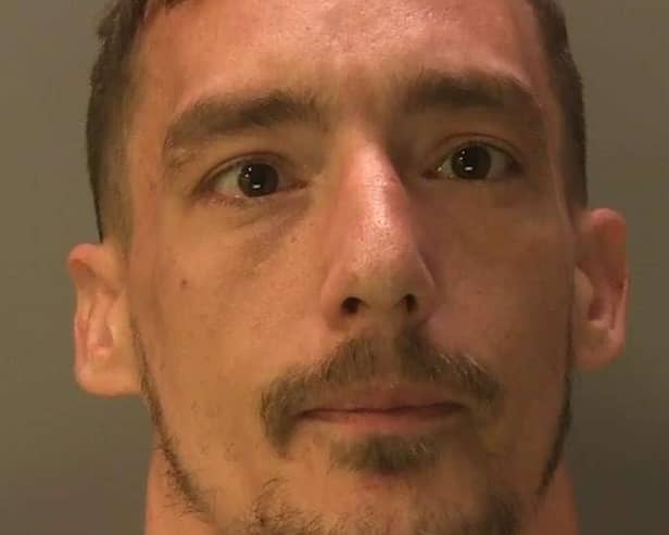 Richard Castell, 33, had been serving a sentence for burglary is currently wanted on recall from prison. Picture: Sussex Police