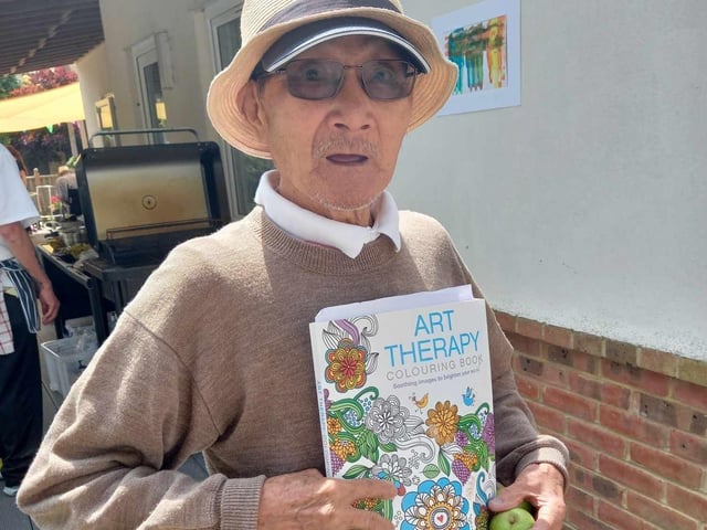 The power of art therapy was demonstrated at St Winefrides Residential Home in Littlehampton, as the community was invited in for the annual exhibition