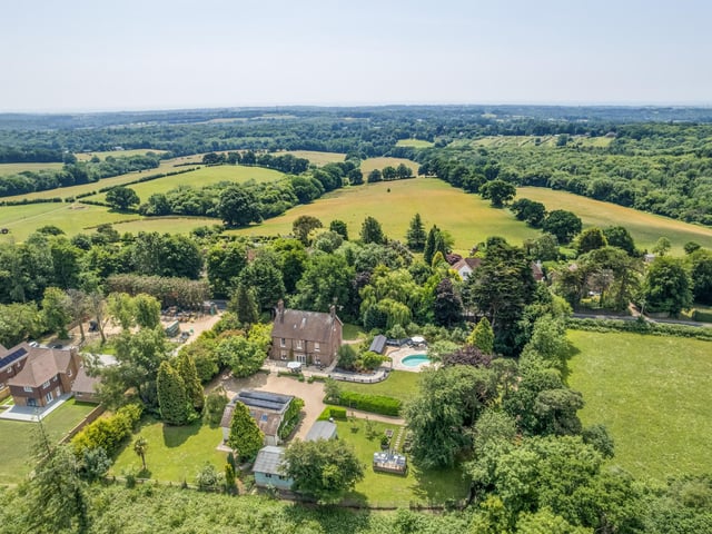 The former East Sussex home of actor Desmond Llewelyn, who played Q in the James Bond films, is up for sale via Knight Frank estate agents. Picture: Knight Frank