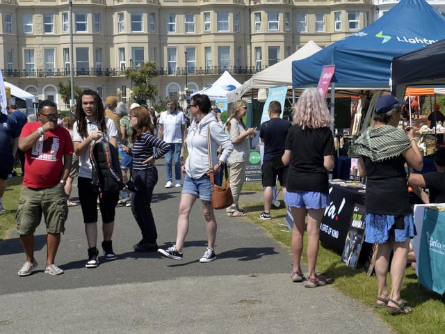 Spring Water Festival Eco Fair on Western Lawns (Photo by Jon Rigby)