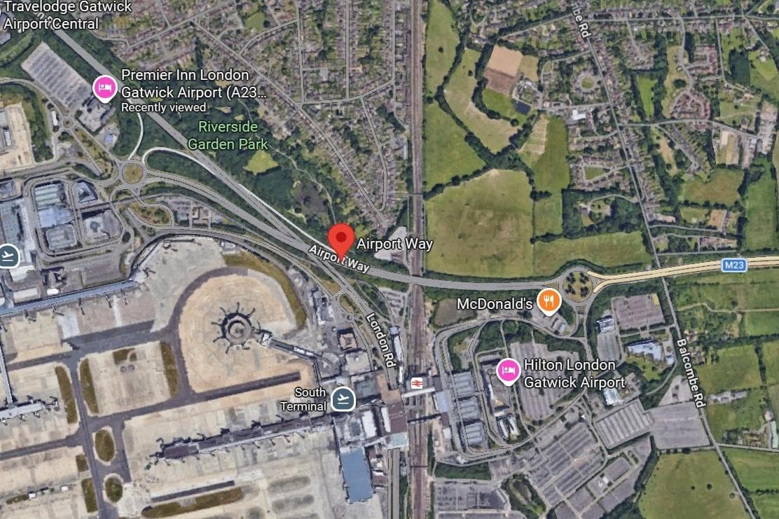 Crawley man charged with two offences following collision which shut main ...
