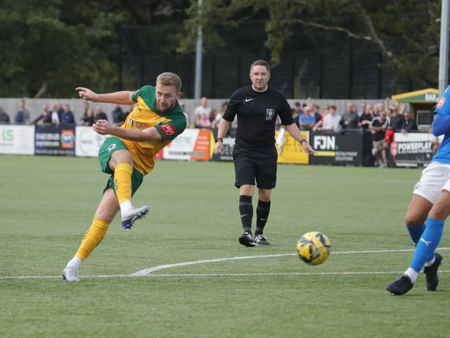 Action from Horsham's entertaining Isthmian Premier stalemate with Billericay Town