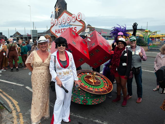 Hastings Old Town Carnival Week 2024: Pram Race. Photo by Frank Copper.