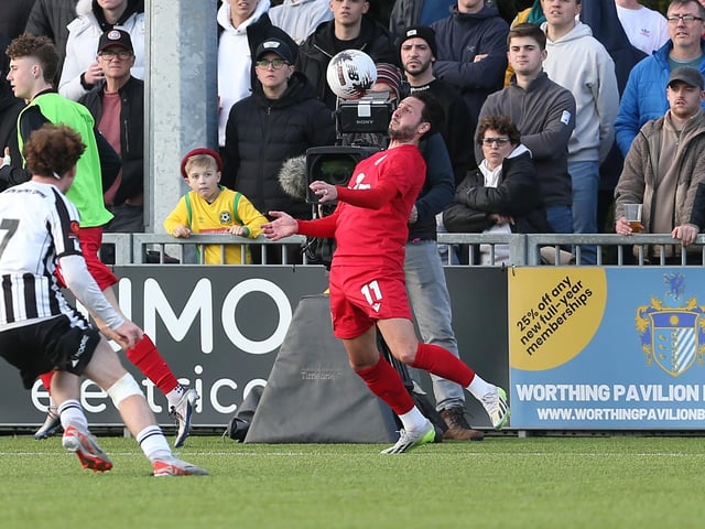 Worthing take on Bath City in front of the TNT Sports cameras at Woodside Road