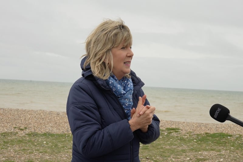 Tracy Ewers said residents have ‘got to be grateful for the story getting out there’ – ‘even if it might not be filmed in Littlehampton’.