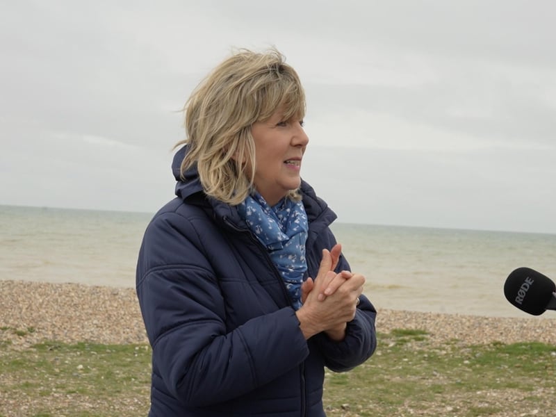 Tracy Ewers said residents have ‘got to be grateful for the story getting out there’ – ‘even if it might not be filmed in Littlehampton’.
