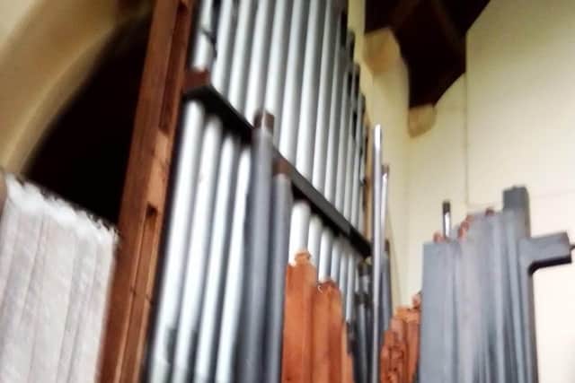 An investigation has been launched after organ pipes were stolen from a grade I-listed church in Patching, near Worthing. Photo: St John The Divine Church