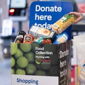 Tesco has launched an initiative for customers to lend a helping hand to food banks and charities. Picture by Matthew Horwood.