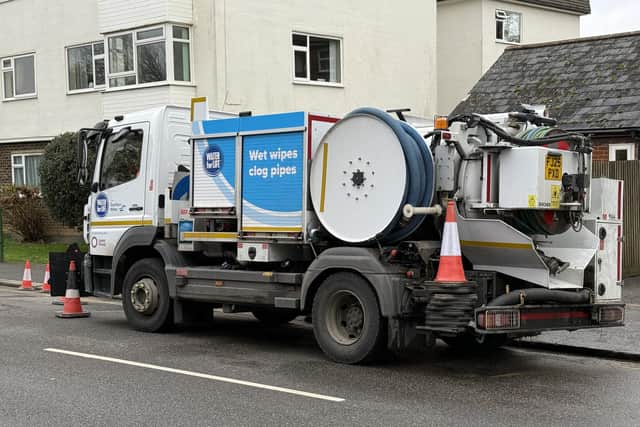 Southern Water said a technical failure was experienced, at its Foreshore Water Pumping Station, in the early hours of Thursday, February 19. Photo: Eddie Mitchell