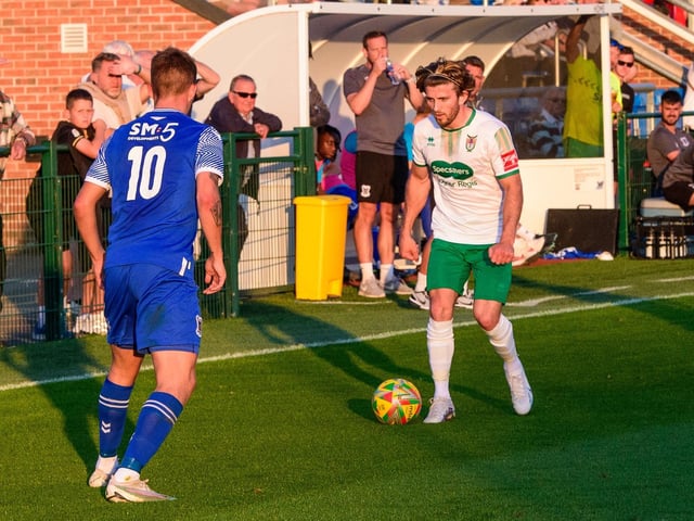 Action from AFC Totton v Bognor Regis Town, July 2023