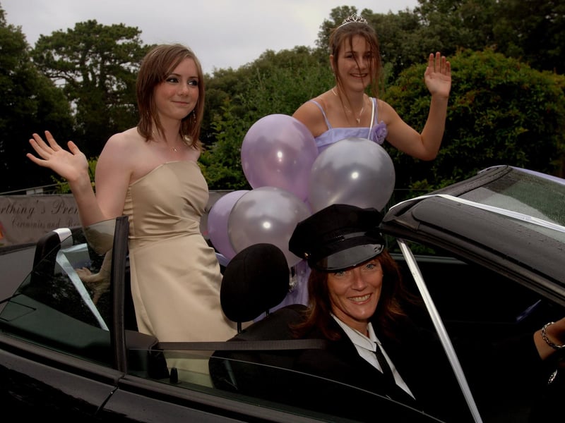 The Davison High School prom at Highdown Towers in June 2008